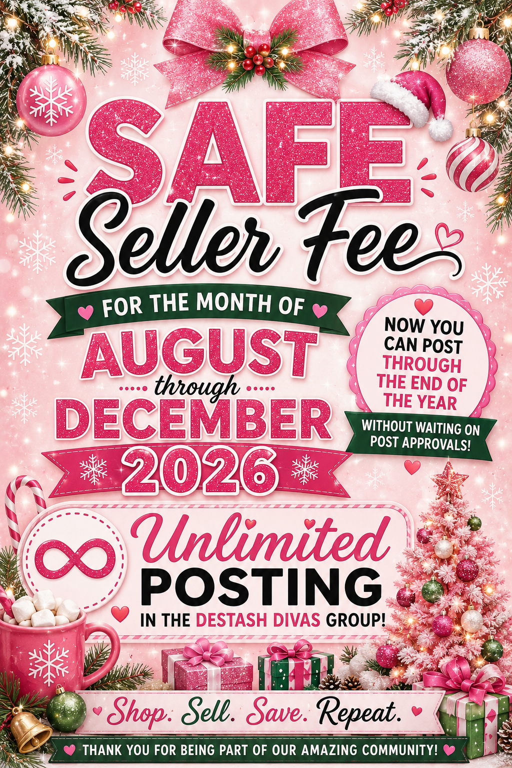 Safe Seller Fee NOW THROUGH DECEMBER 2026 (Best Deal)