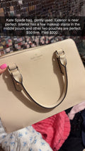 Kate Spade Tan Purse - Good Condition