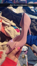 Pink Bow Heels 7.5 Women’s New