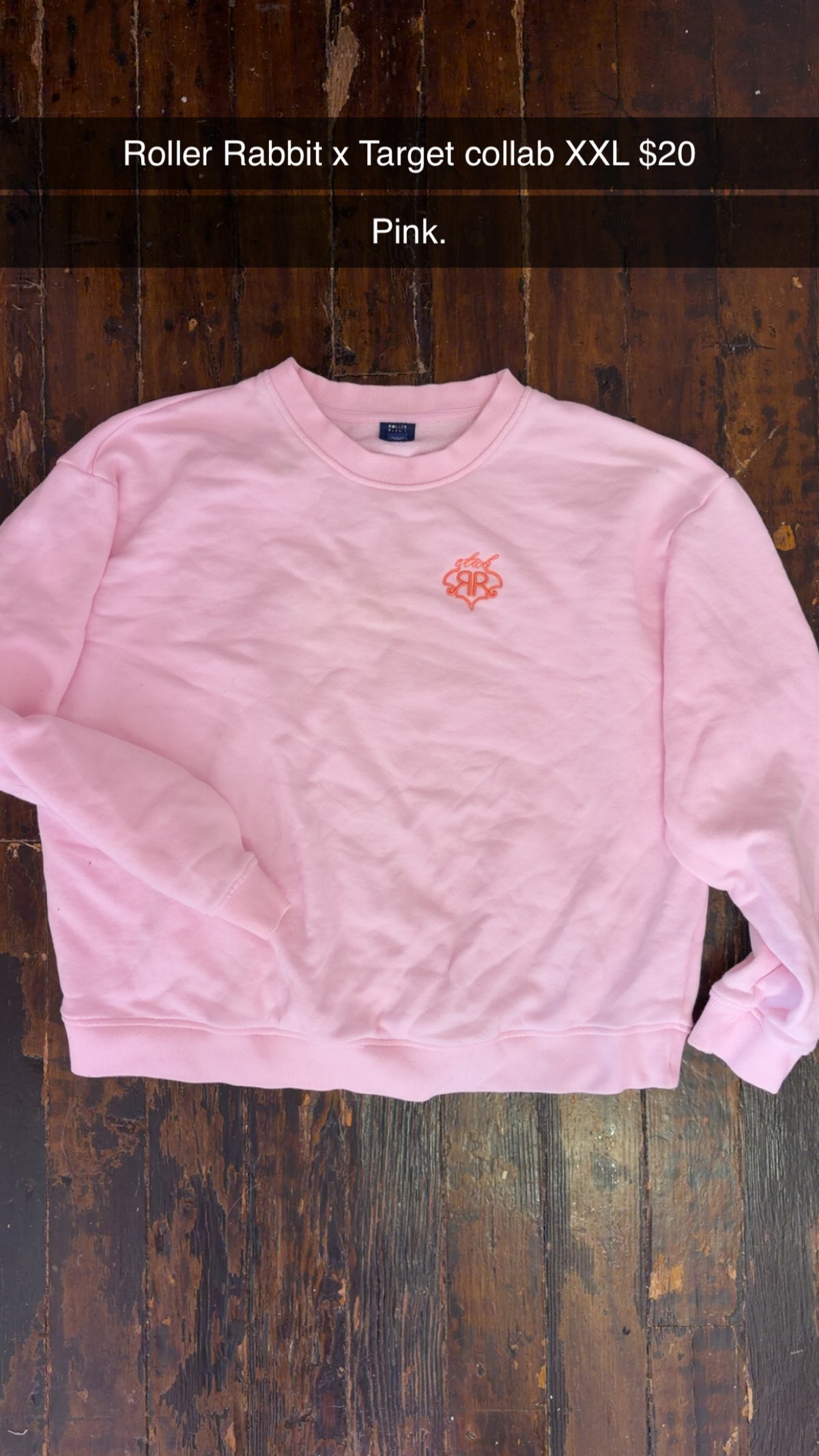 Roller Rabbit x Target Crewneck Women’s Sweatshirt XXL