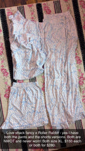 Roller Rabbit x Love Shack Fancy Pajama Sets both XL Women’s (pick long sleeve or short sleeve set)
