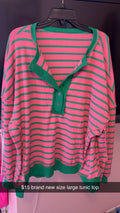 Stripe Women’s Top NEW Large