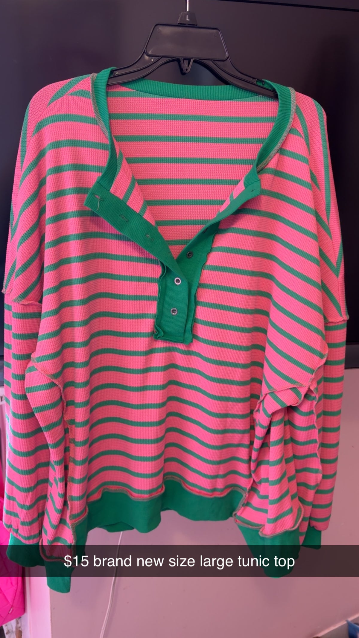 Stripe Women’s Top NEW Large