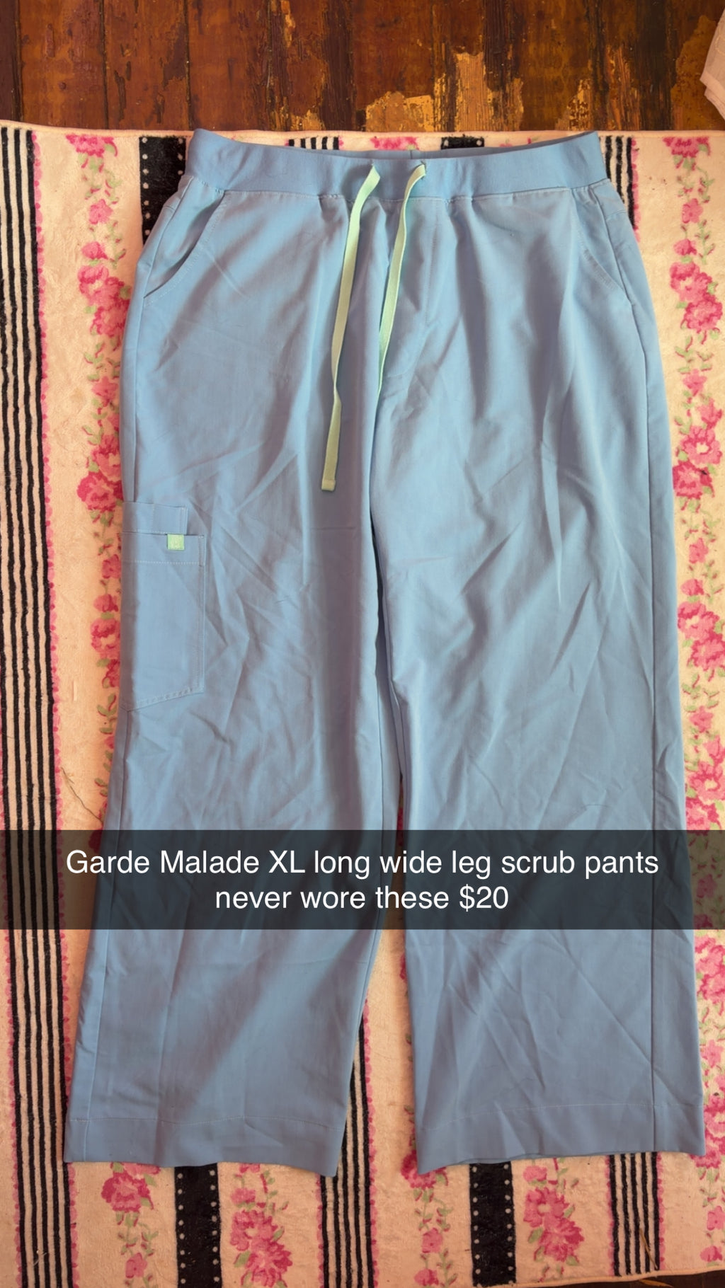 Garde Malade Scrub Pants XL LONG Never Worn